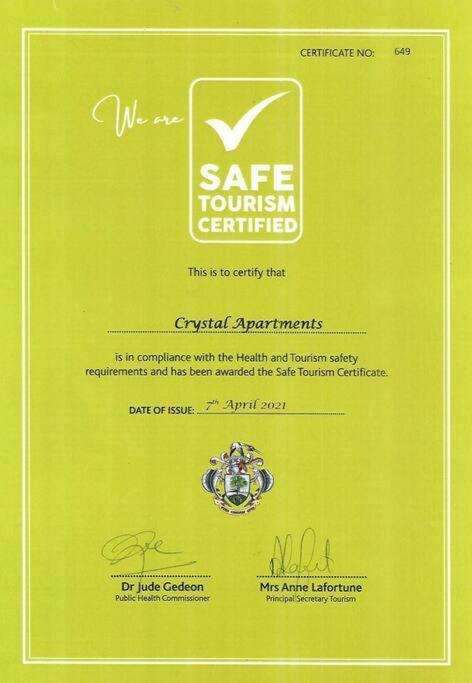 Crystal Apartments Seychelles Seaview Ground Floor Glacis  외부 사진